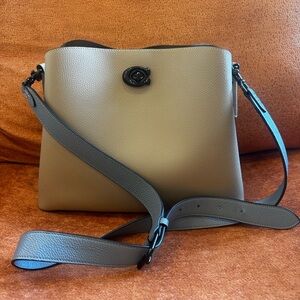 COACH Willow Shoulder Bag Women's Bags Color Block C2590